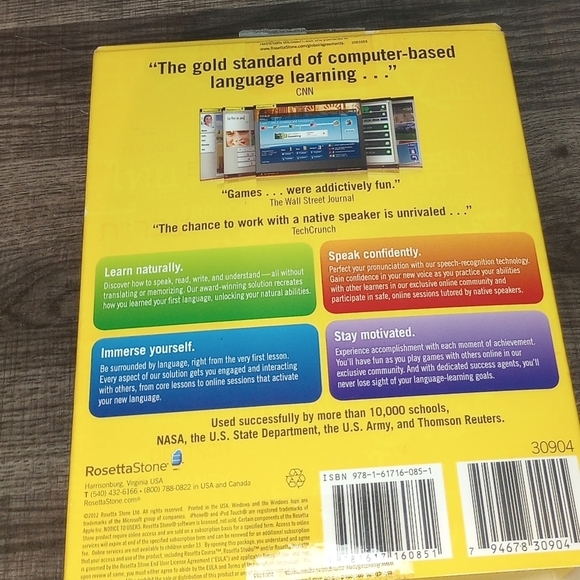 Rosetta Stone‎ Espanol Spanish Version -CDs Computer Software-Spain - Level 1-5 - Picture 9 of 9